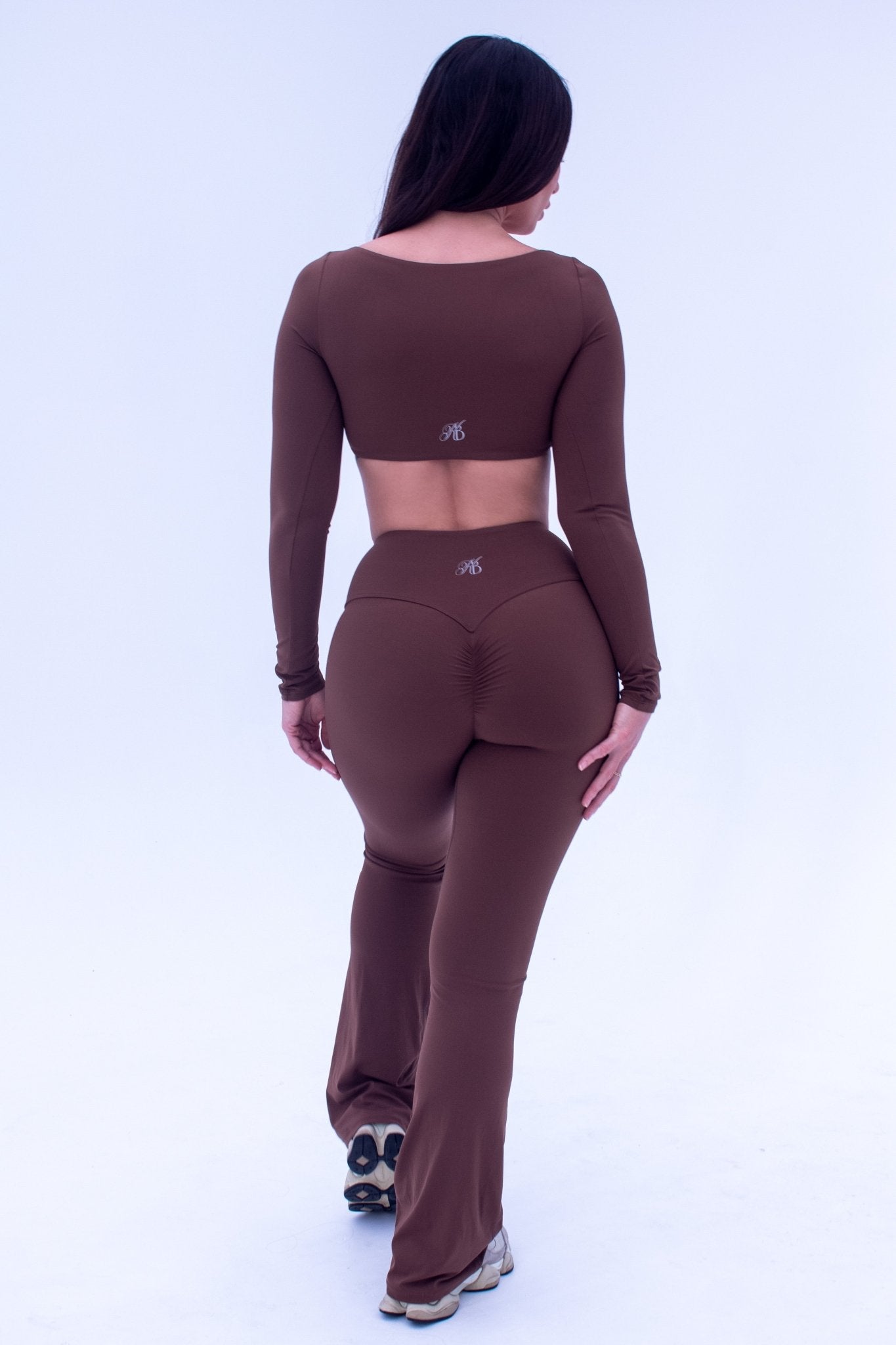 Maya Scrunch Flare Leggings - Kaluah Boutique