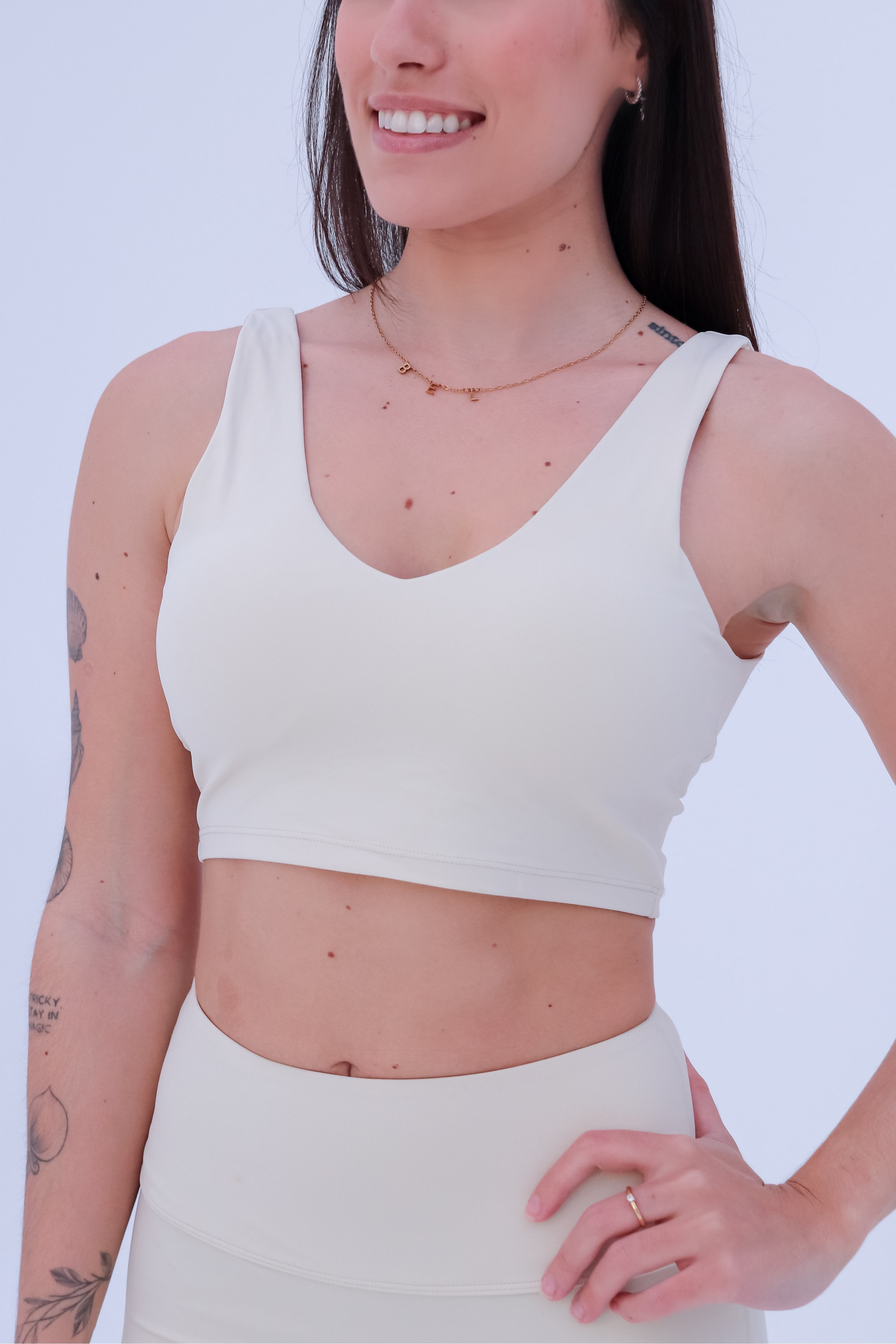 Activewear soft touch crop top
