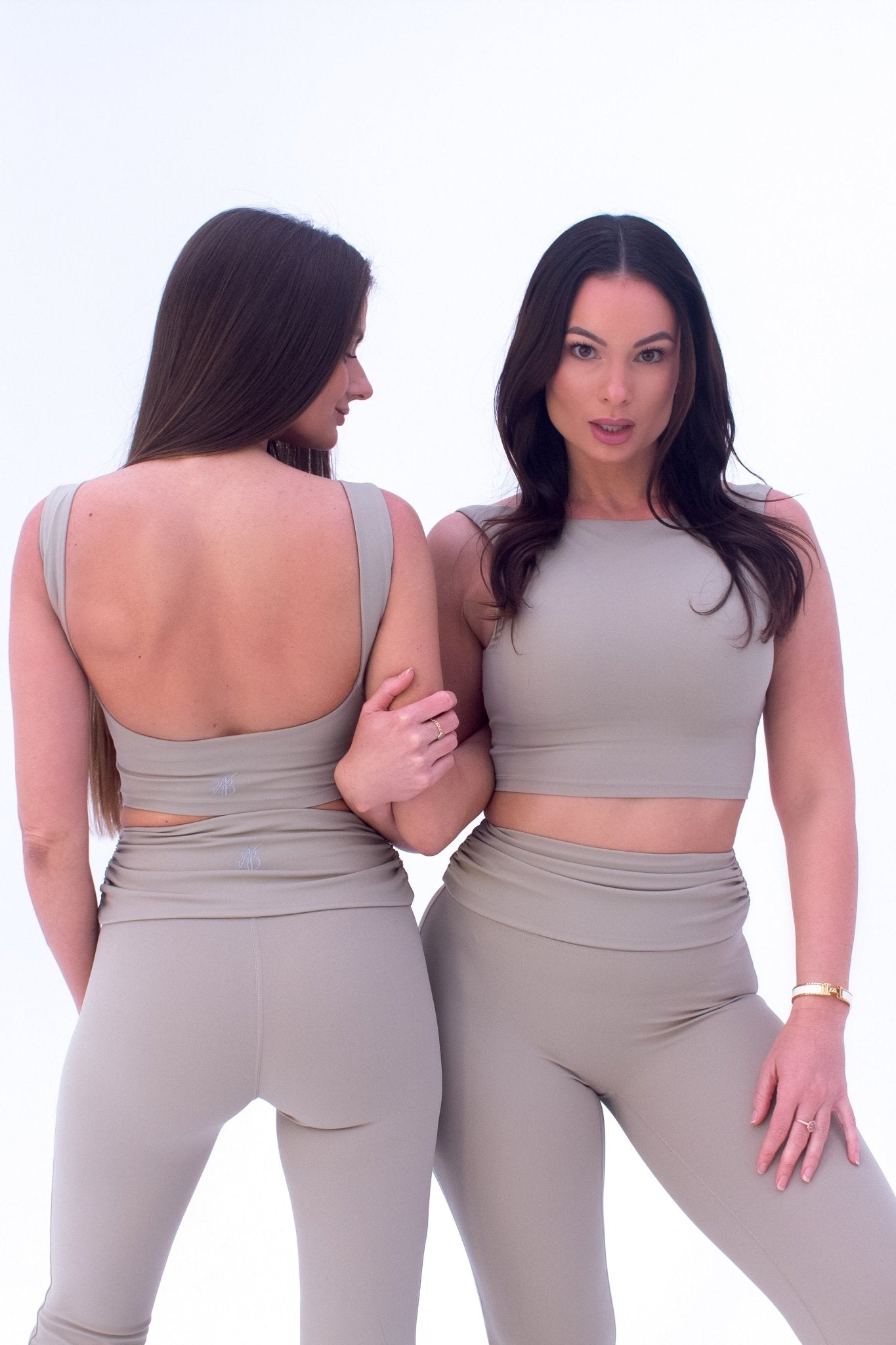 Athleisure set - Open back sleeveless top - Mila Collection - Kaluah Boutique