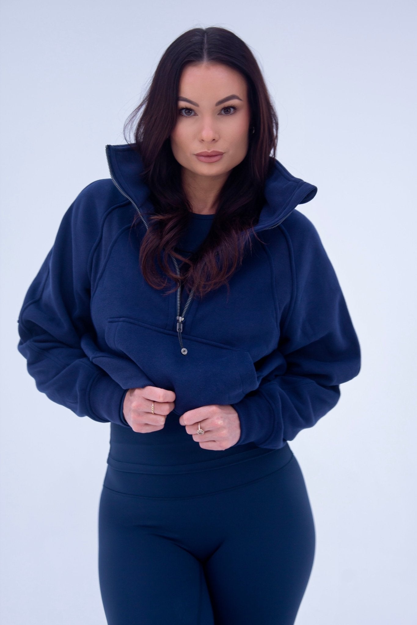 Maria Half Zip Sweatshirt - Kaluah Boutique