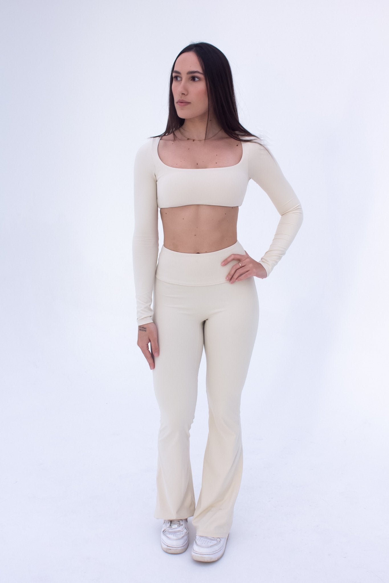 Maya Long Sleeve Crop - Kaluah Boutique