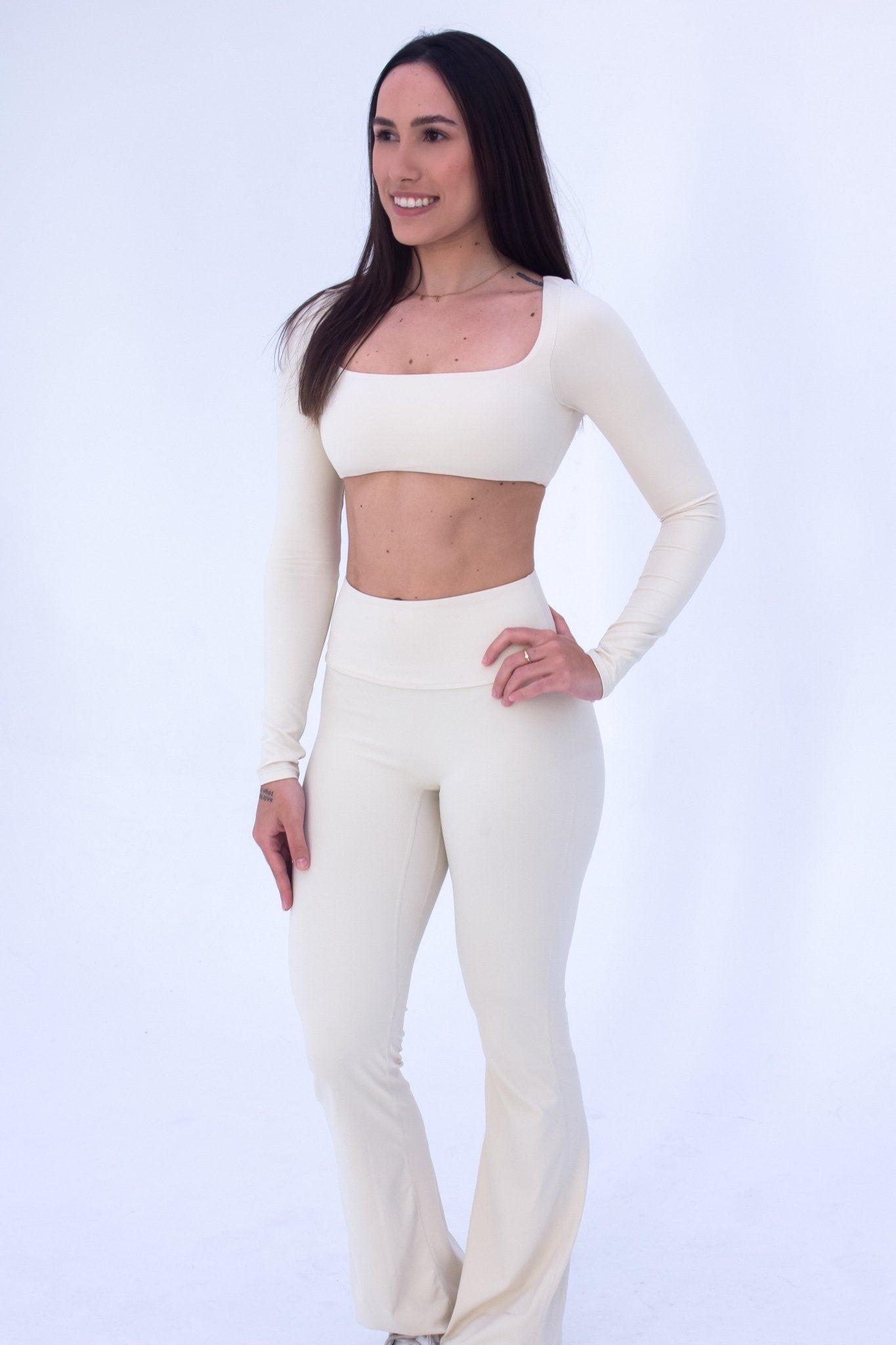 Maya Long Sleeve Crop - Kaluah Boutique