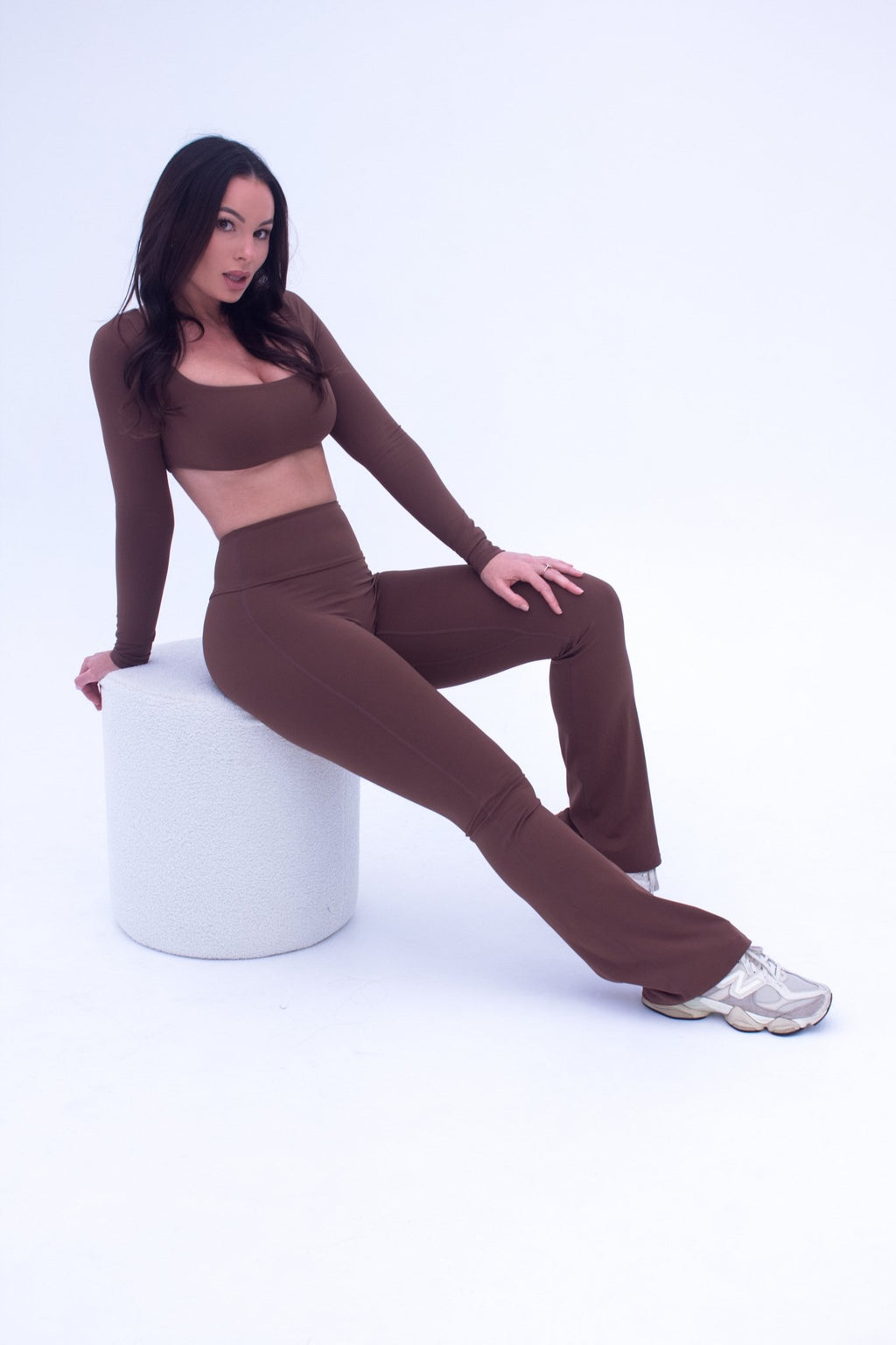 Maya Scrunch Flare Leggings - Kaluah Boutique