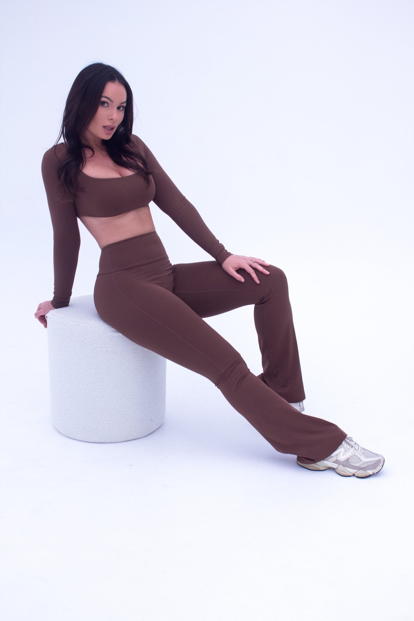 Maya Scrunch Flare Leggings - Kaluah Boutique
