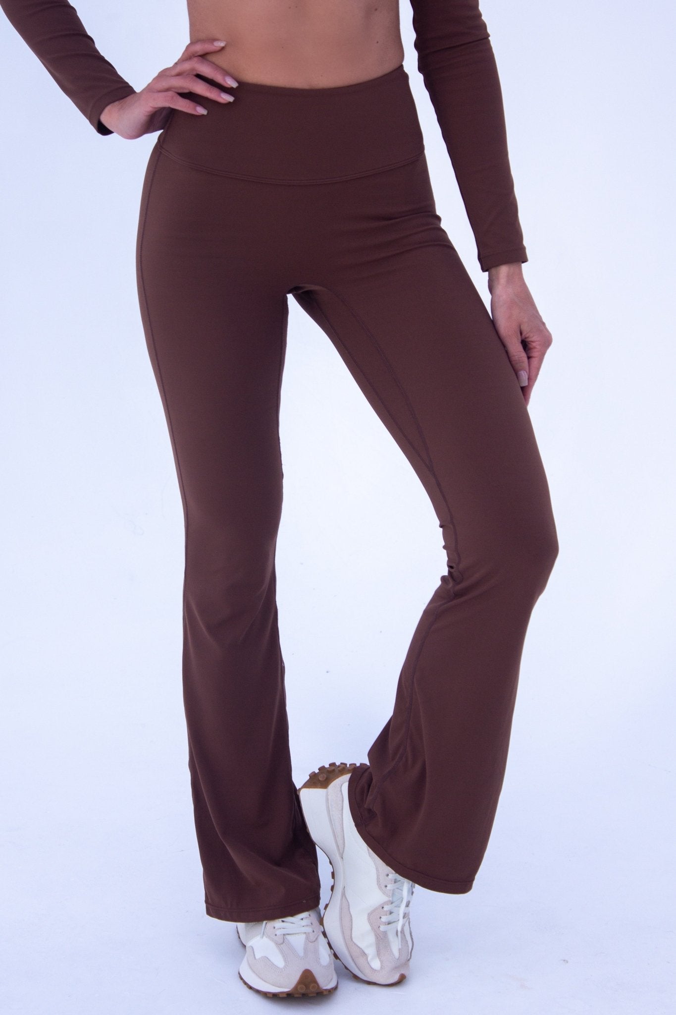 Maya Scrunch Flare Leggings - Kaluah Boutique